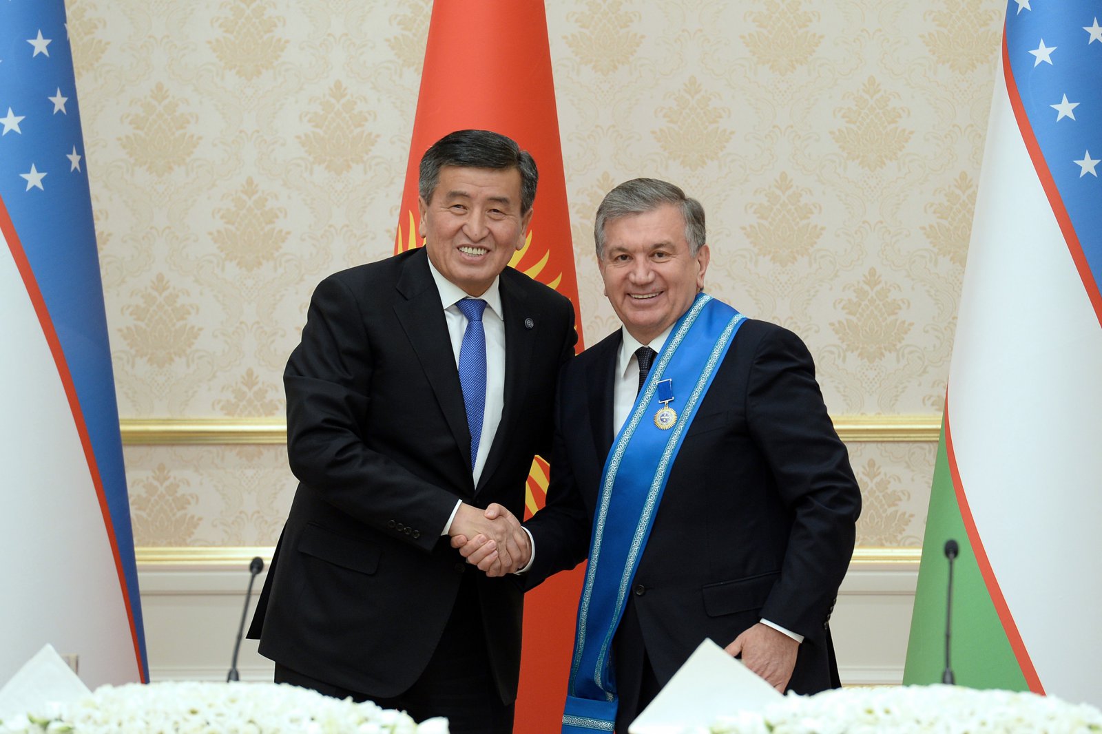 Вручение ордена «Данакер» Президенту Республики Узбекистан Шавкату Мирзиёеву
