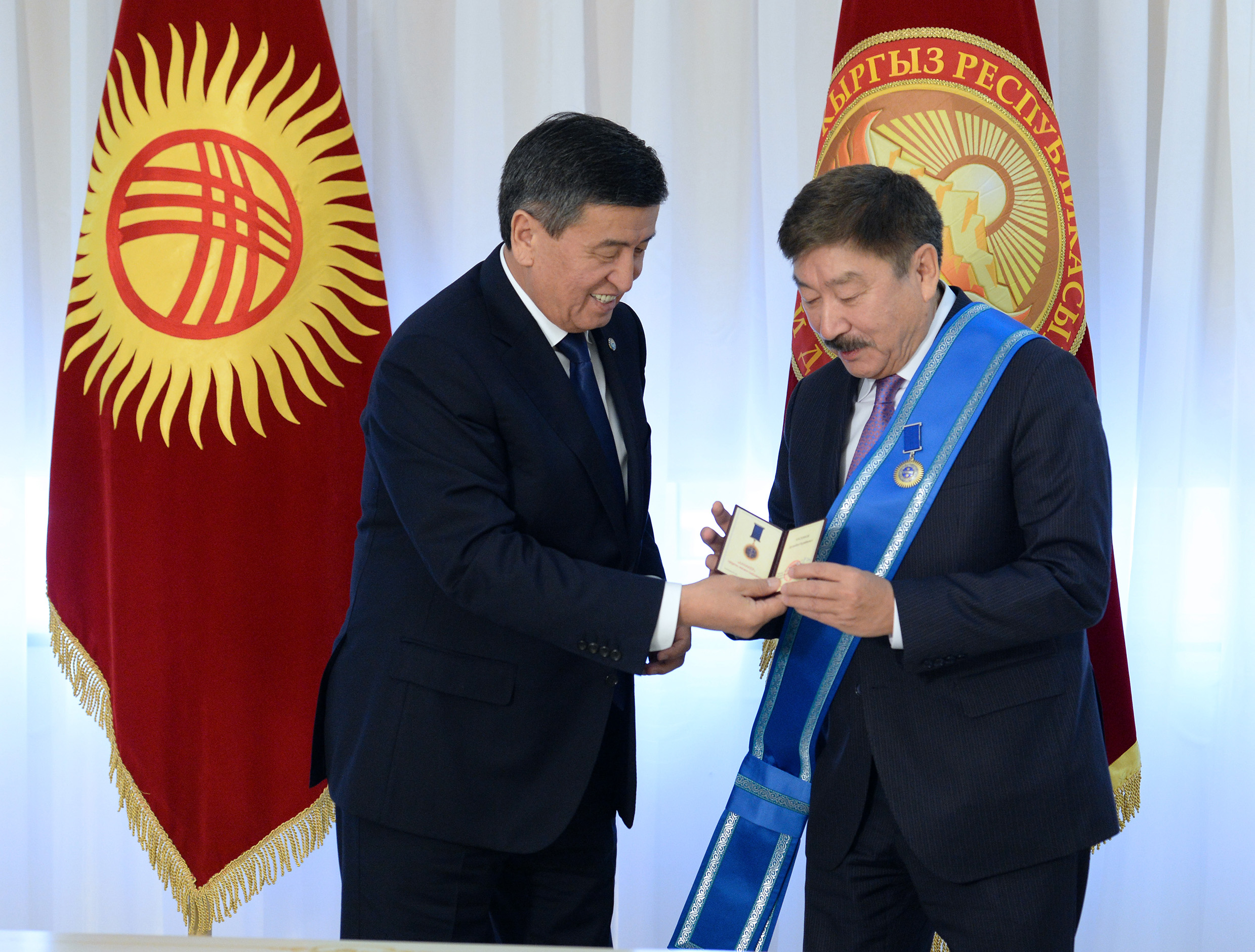 Вручения орден «Данакер» Генеральному секретарю ТЮРКСОЙ Дусанбаю Касеинову от 3 октября 2018 года